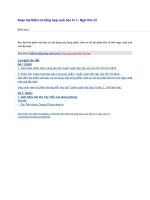 Soạn bài kiểm tra tổng hợp cuối học kì 1