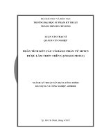 LUẬN VĂN PHÂN TÍCH KẾT CẤU VỎ BẰNG PHẦN TỬ MITC3 ĐƯỢC LÀM TRƠN TRÊN CẠNH (ES-MITC3)