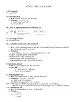 Giáo án Hóa học 10: Ôn tập đầu năm