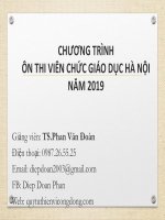 NEWEST FINAL BAI GIANG ON THI VIEN CHUC HA NOI 2019