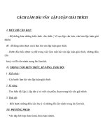 Giáo án Ngữ văn 7 bài 26: Cách làm bài văn lập luận giải thích