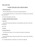 Giáo án Ngữ văn 7 bài 22: Luyện tập lập luận chứng minh