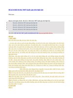 Đề số 15 đề thi thử THPT quốc gia môn ngữ văn