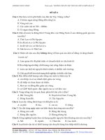 ĐỀ số 8  HƯỚNG dẫn ôn tập THI vào lớp 10 môn địa lý 