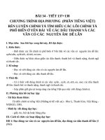 Giáo án Ngữ văn 7 bài 34: Chương trình địa phương phần Tiếng Việt