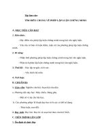 Giáo án Ngữ văn 7 bài 21: Tìm hiểu chung về phép lập luận chứng minh