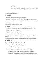 Giáo án Ngữ văn 7 bài 23: Chuyển đổi câu chủ động thành câu bị động