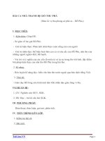 Giáo án Ngữ văn 7 bài 11: Bài ca nhà tranh bị gió thu phá (Mao ốc vị thu phong sở phá ca)