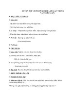 Giáo án Ngữ văn 7 bài 20: Luyện tập về phương pháp lập luận trong văn nghị luận