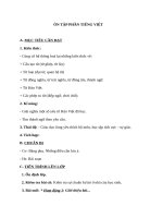 Giáo án Ngữ văn 7 bài 16: Ôn tập phần Tiếng Việt