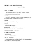 Giáo án Ngữ văn 7 bài 8: Viết bài tập làm văn số 2  Văn biểu cảm