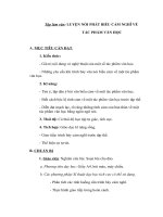 Giáo án Ngữ văn 7 bài 13: Luyện nói: Phát biểu cảm nghĩ về tác phẩm văn học