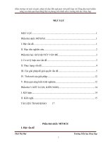 skkn hiệu trưởng với một vài giải pháp chỉ đạo đội ngũ giáo viên phối hợp với tổng phụ trách nhằm nâng cao hiệu quả hoạt động đội và phong trào thiếu nhi ở trường tiểu học