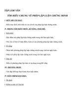 Giáo án Ngữ văn 7 bài 21: Tìm hiểu chung về phép lập luận chứng minh