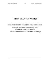 NGHIÊN cứu ỨNG DỤNG PHẦN mềm CREO PARAMETRIC 4 0  MOLDFLOW 2012 mô PHỎNG THIẾT kế KHUÔN CÓ RÃNH dẫn NÓNG SẢN XUẤT ổ cắm điện 