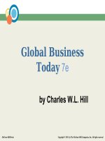 Global business 7e by charles hill chapter 003 