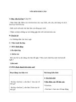 Giáo án Ngữ văn 7 bài 30: Văn bản báo cáo