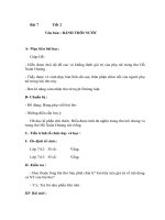 Giáo án Ngữ văn 7 bài 7: Đề văn biểu cảm và cách làm bài văn biểu cảm