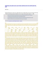 Phát biểu cảm nghĩ của em sau khi đọc bài đấu tranh cho một thế giới hòa bình