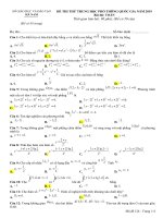 toanmath com   đề thi thử THPT quốc gia môn toán năm 2019 sở GDĐT hà nam