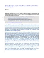 Nét đẹp về người anh hùng áo vải nguyễn huệ qua hồi thứ mười bốn hoàng lê nhất thống chí