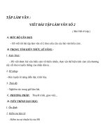 Giáo án Ngữ văn 7 bài 8: Viết bài tập làm văn số 2  Văn biểu cảm