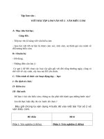 Giáo án Ngữ văn 7 bài 8: Viết bài tập làm văn số 2  Văn biểu cảm