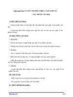 Giáo án Ngữ văn 7 bài 13: Luyện nói: Phát biểu cảm nghĩ về tác phẩm văn học