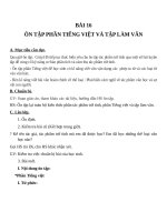 Giáo án Ngữ văn 7 bài 16: Ôn tập phần Tiếng Việt