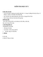 Giáo án Ngữ văn 7 bài 16: Kiểm tra tổng hợp cuối học kì 1