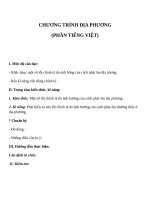 Giáo án Ngữ văn 7 bài 34: Chương trình địa phương phần Tiếng Việt