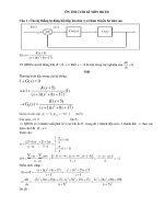Đề Thi Điều Khiển Tự Động Cuối Kì Có đáp án
