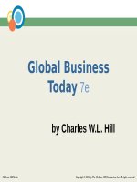 Global business 7e by charles hill chapter 00 