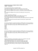 Test bank fundamentals of futures and options markets 8th 8e ch01 
