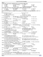 20 đề thi tốt nghiệp THPT tiếng Anh kèm đáp án