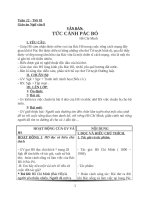 Giáo án Ngữ văn 8 bài 20: Tức cảnh Pác Bó