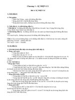 Tóm tắt lý thuyết hóa học 11 Chương 1: Sự điện li