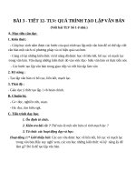 Giáo án Ngữ văn 7 bài 3: Quá trình tạo lập văn bản
