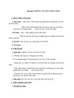 Giáo án Ngữ văn 7 bài 4: Những câu hát than thân