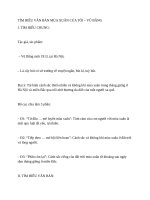 TÌM HIỂU văn bản mùa XUÂN của tôi 