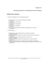 Test bank essentials of marketing research 4th 4e 