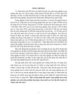 Một số giải pháp đẩy mạnh công nghiệp hóa nông nghiệp, sản xuất nông nghiệp ứng dụng công nghệ cao trên địa bàn huyện lý nhân, tỉnh hà nam