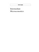 Test bank intermediate microeconomics with calculus  1e ch1 