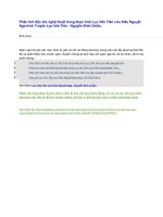 Phân tích đặc sắc nghệ thuật trong đoạn trích lục vân tiên cứu kiều nguyệt nga trích truyện lục vân tiên