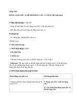 Giáo án Ngữ văn 7 bài 27: Dùng cụm chủ  vị để mở rộng câu. Luyện tập (tiếp)