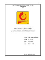 BÁO CÁO THỰC TẬP TỐT NGHIỆP TẠI TẬP ĐOÀN KHOA HỌC KỸ THUẬT FOXCONN TRƯỜNG ĐẠI HỌC CÔNG NGHIỆP HÀ NỘI