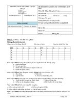 Đề thi và đáp án môn hệ thống thông tin kế toán