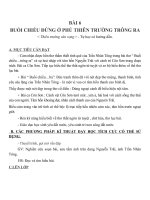 Giáo án Ngữ văn 7 bài 6: Buổi chiều đứng ở phủ Thiên Đường trông ra (Thiên Trường vãn vọng)