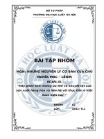 Ưu thế và khuyết tật của sản xuất hàng hóa và liên hệ với nền kinh tế Việt Nam