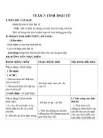 Giáo án Ngữ văn 8 bài 7: Tình thái từ